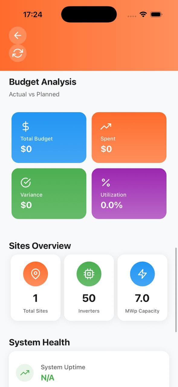 Efika — Operations & Solar Monitoring System gallery image 4